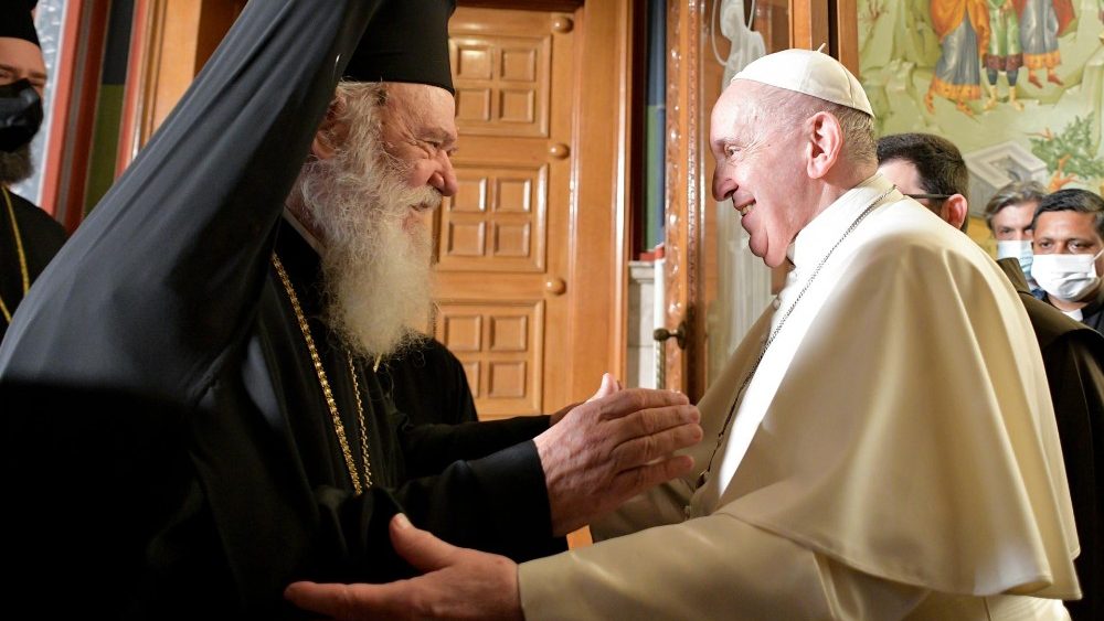 Papa visita Sua Beatitudine Ieronymos II