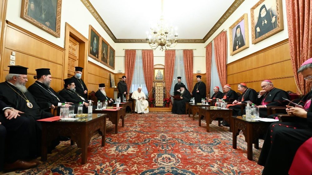 Papa visita Sua Beatitudine Ieronymos II