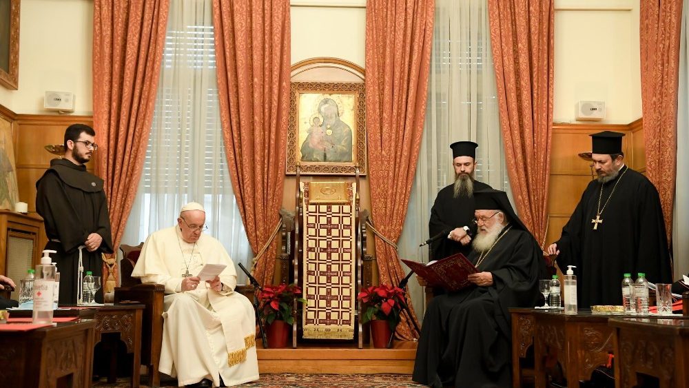 Papa visita Sua Beatitudine Ieronymos II