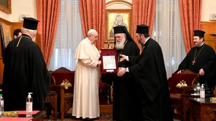 Papa Francesco e Sua Beatitudine Ieronymos II