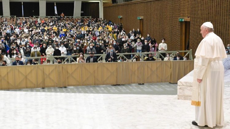 Der Papst bei der Generalaudienz