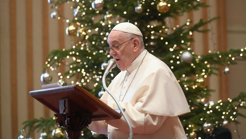 Novoročné stretnutie s diplomatmi akreditovanými pri Svätej stolici (10. jan. 2022)