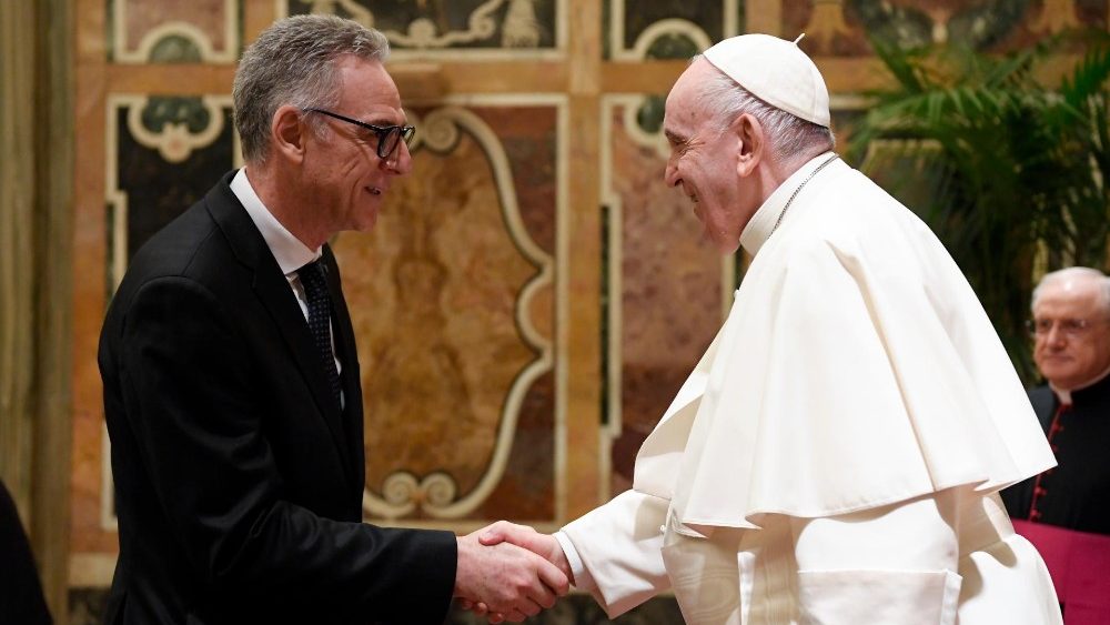 Encontro do Papa com os membros da Associação Nacional de Empresas da Construção Civil 