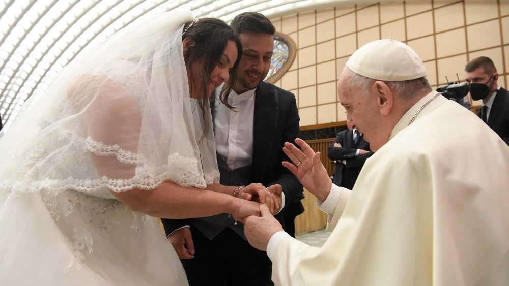 Záber z generálnej audiencie 26. januára 2022