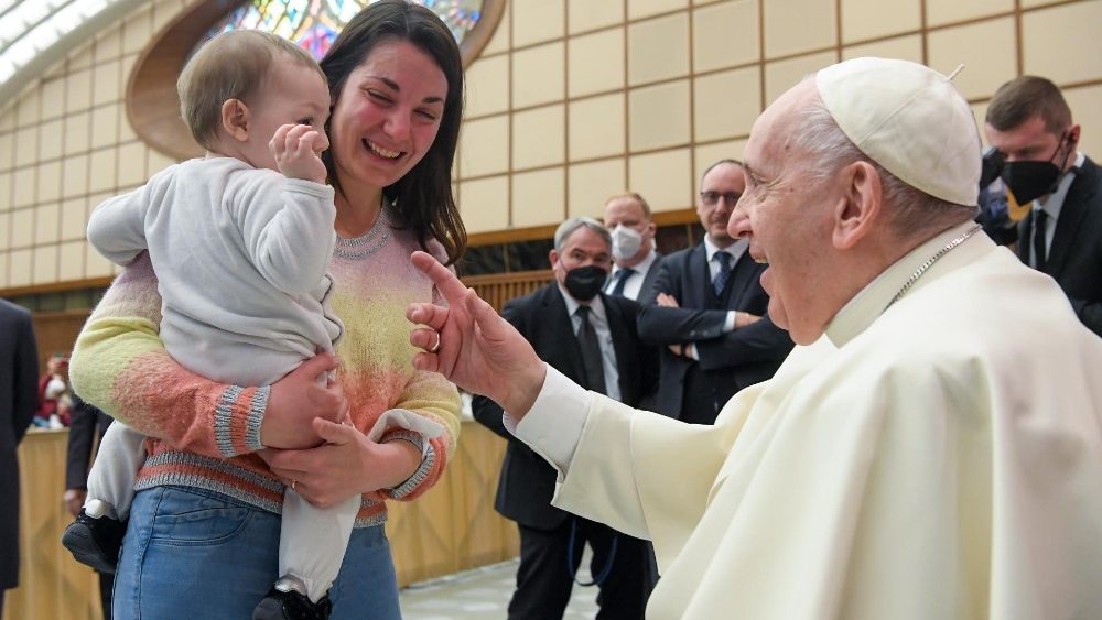 Záber z generálnej audiencie 26. januára 2022