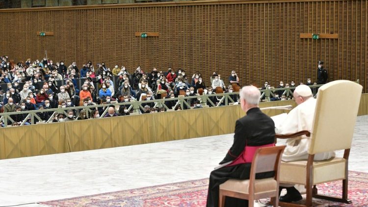 Der Papst bei der Generalaudienz