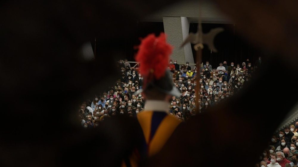 Blick in die vatikanische Audienzhalle