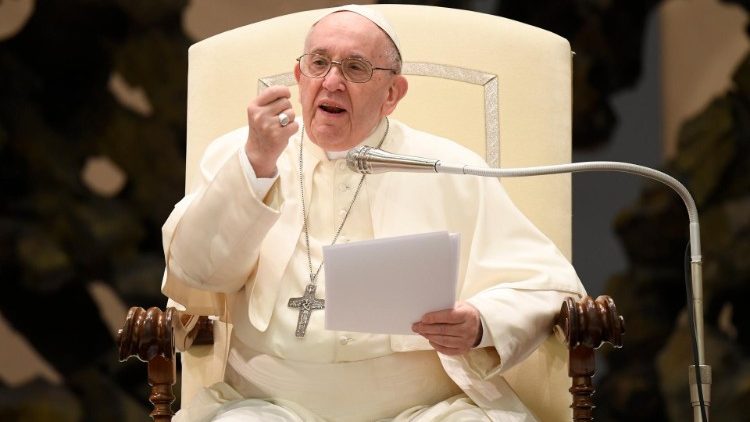 Papa Francisc la audiența generală din 23 martie 2022