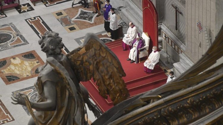 Célébration pénitentielle en la basilique Saint-Pierre, le 25 mars 2022