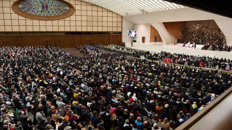 Общая аудиенция в Зале Павла VI 30 марта 2022 г.