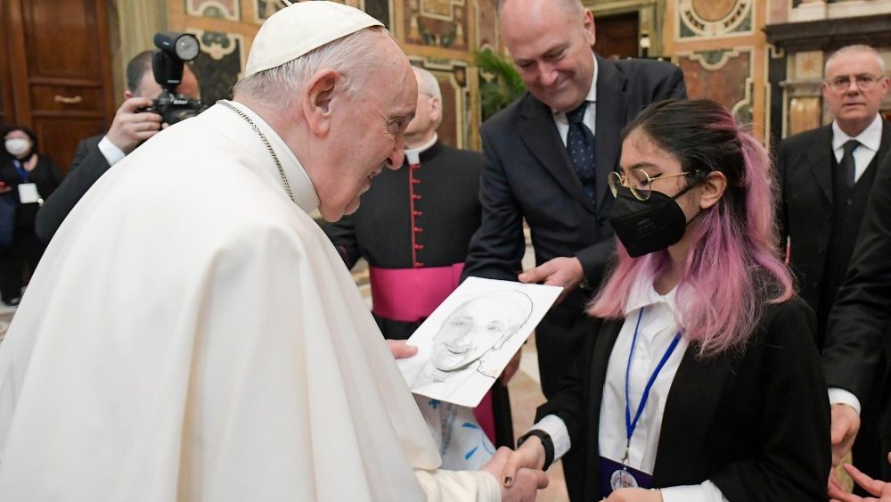 No Vaticano, o encontro do Papa com a Federação Italiana de Autismo