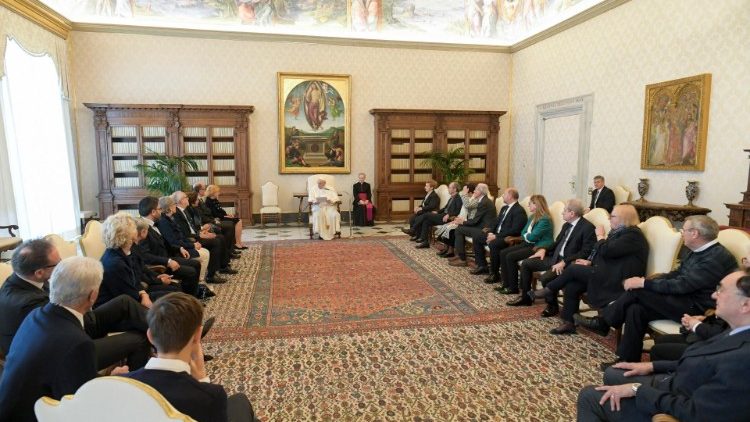L'udienza del Papa con una delegazione della Fondazione Marcello Candia