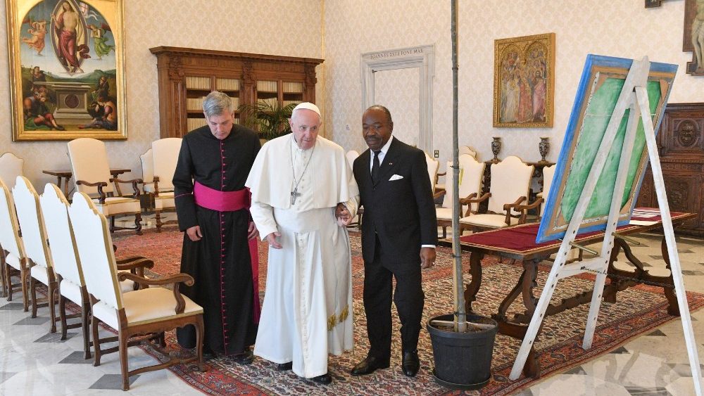 A audiência no Vaticano