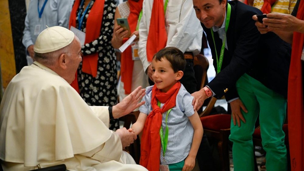 Habitantes y participantes del Village de François