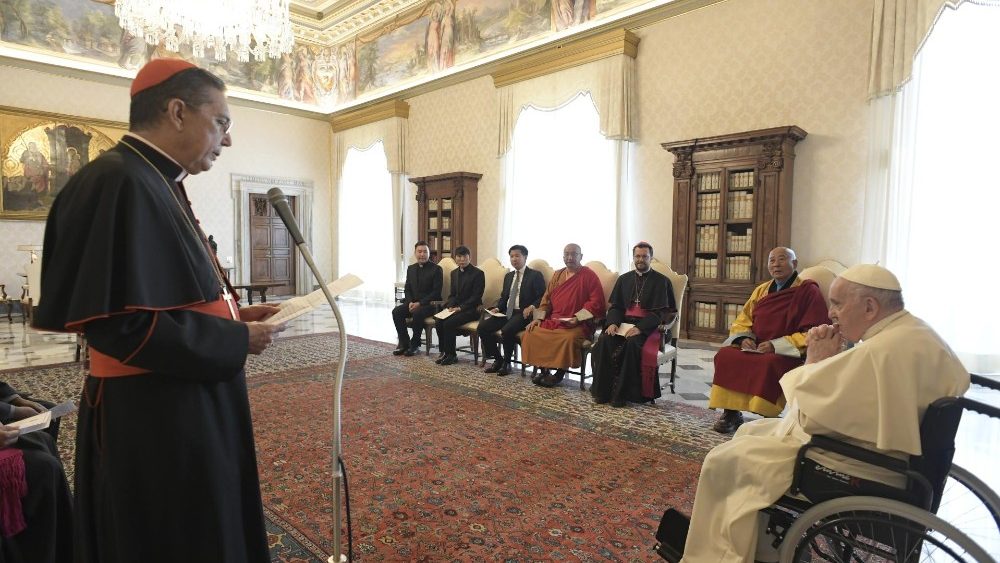 Audiência do Papa a representantes oficiais do Budismo mongol