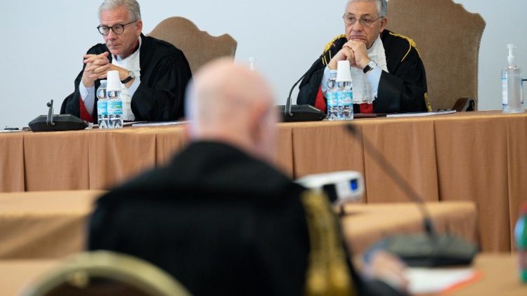 Un momento dell'udienza