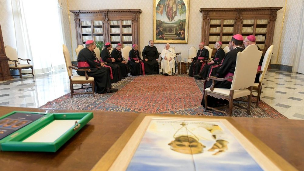 Obispos de Brasil en visita ad limina apostolorum.