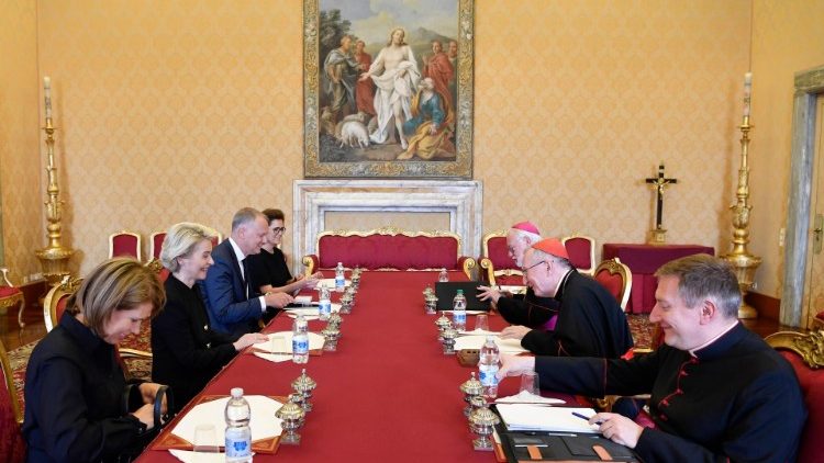 Ursula von der Leyen in Segreteria di Stato