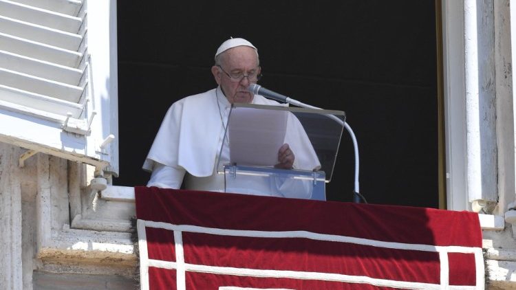 Papst Franziskus beim Angelus am 12.6.2022
