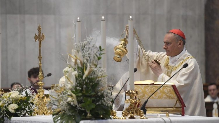 Un momento della celebrazione