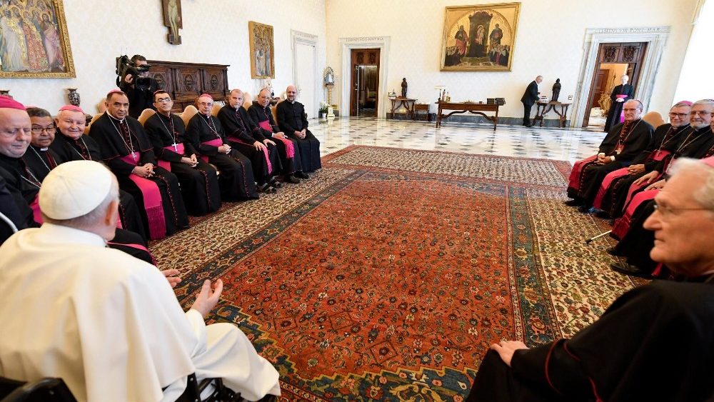 As imagens da audiência com o Papa