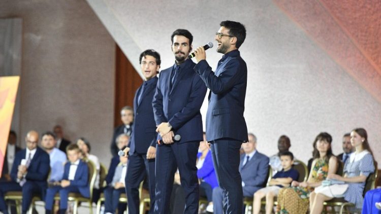 Die drei Tenöre von "Il Volo" sorgten für die musikalische Begleitung