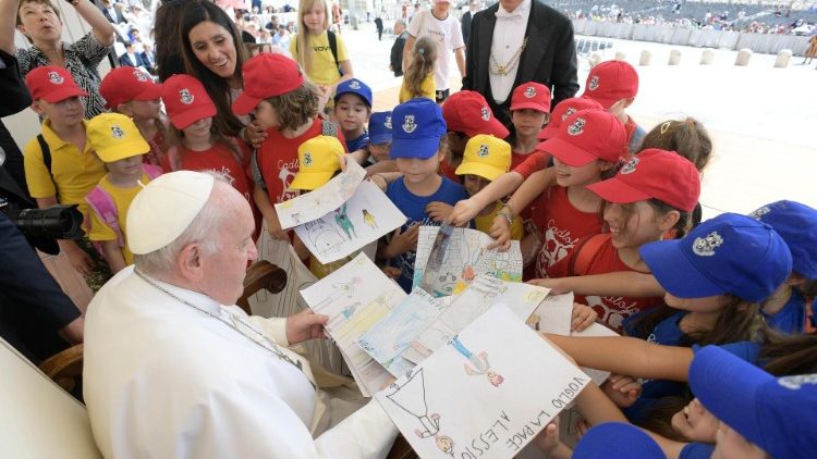 Franziskus bei der Generalaudienz