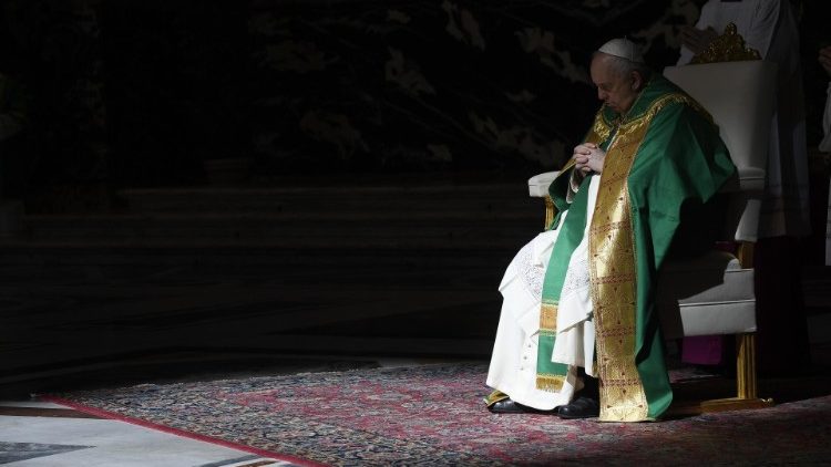 Papa Francisco na Missa celebrada para a comunidade congolesa