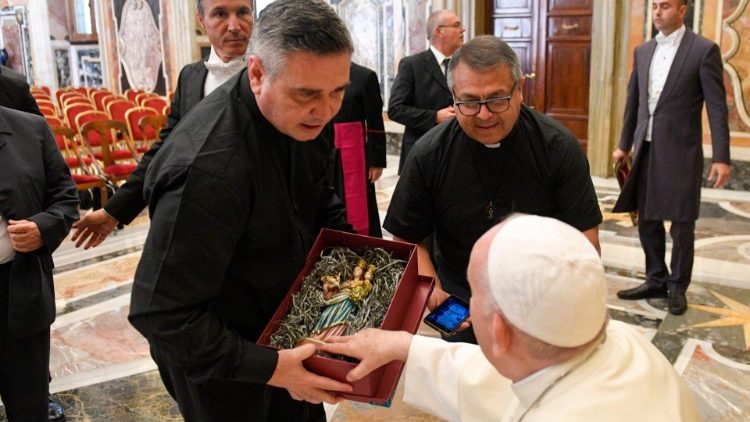 O momento da saudação