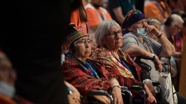 Santa Misa en el Santuario de Sainte-Anne-de-Beaupre, Canadá