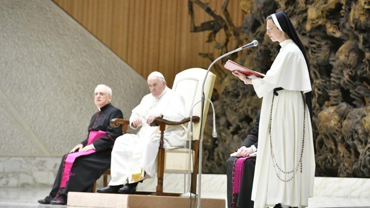 Un momento dell'udienza generale