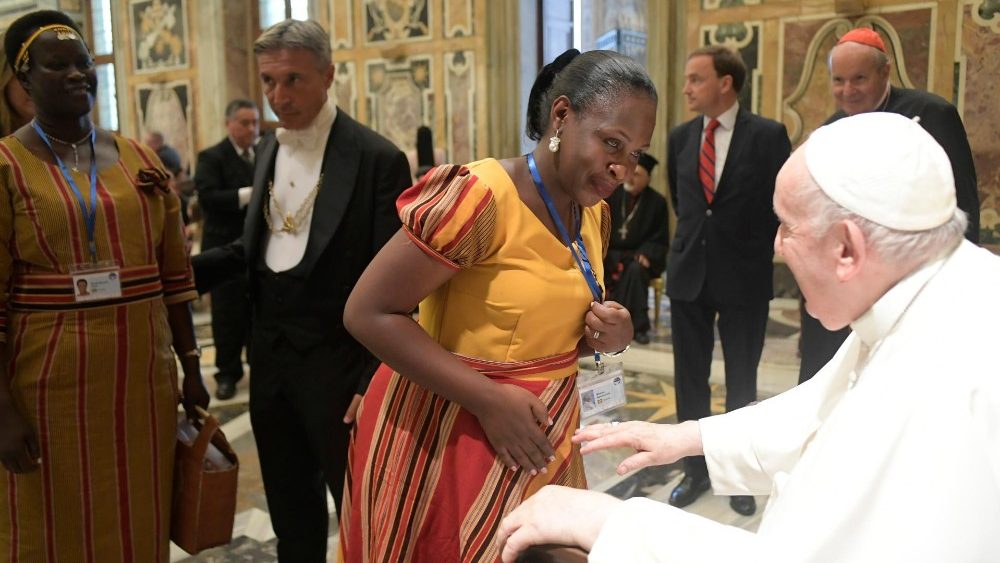 As imagens do encontro com membros do International Catholic Legislators Network