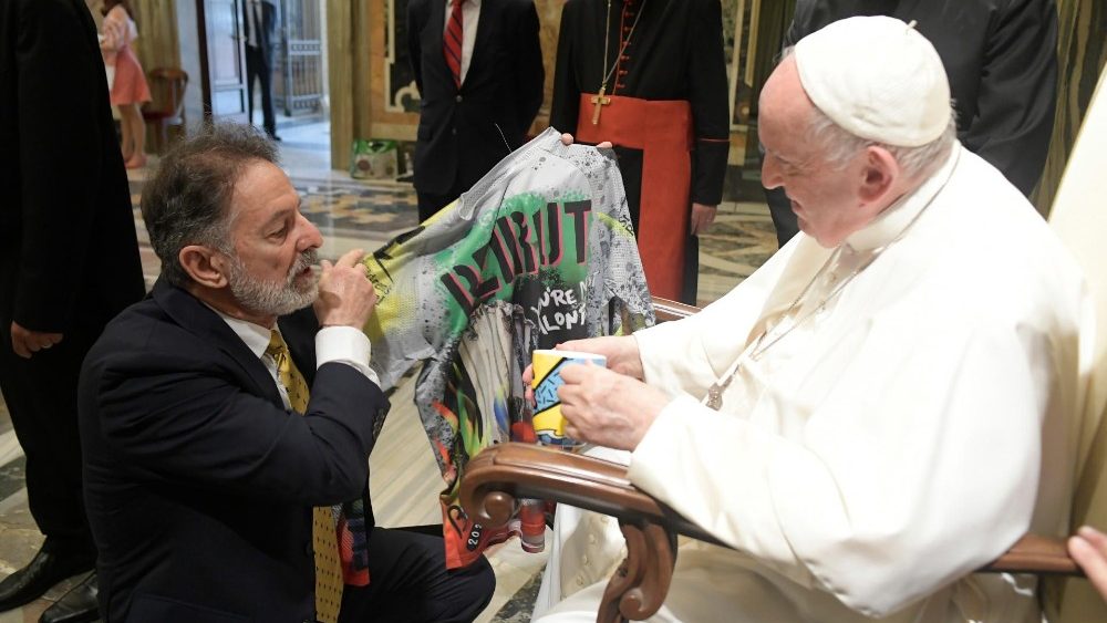 As imagens do encontro com membros do International Catholic Legislators Network