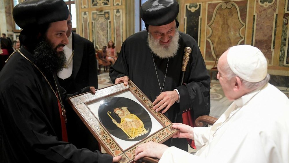 As imagens do encontro com membros do International Catholic Legislators Network