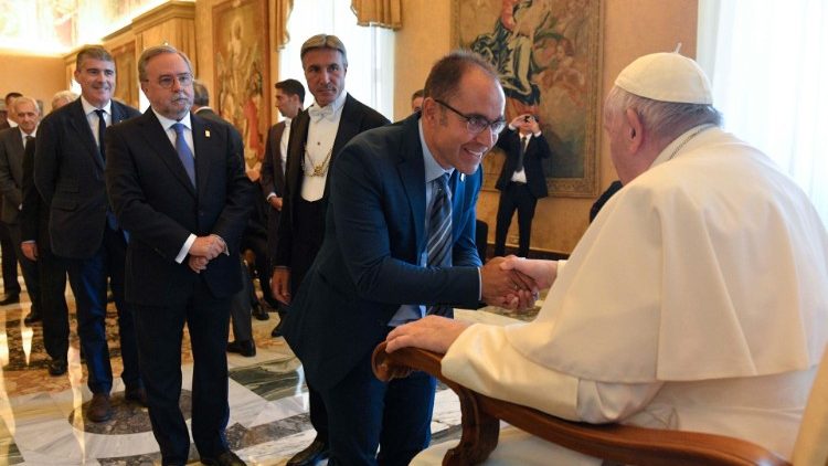 Die Audienz im Vatikan