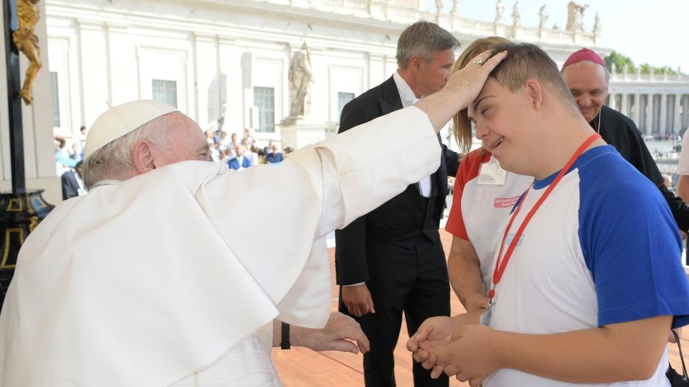 Auf dem Petersplatz an diesem Mittwoch