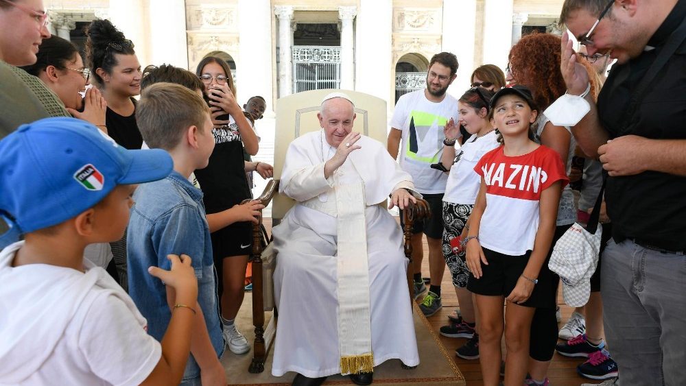 Papst Franziskus an diesem Mittwoch
