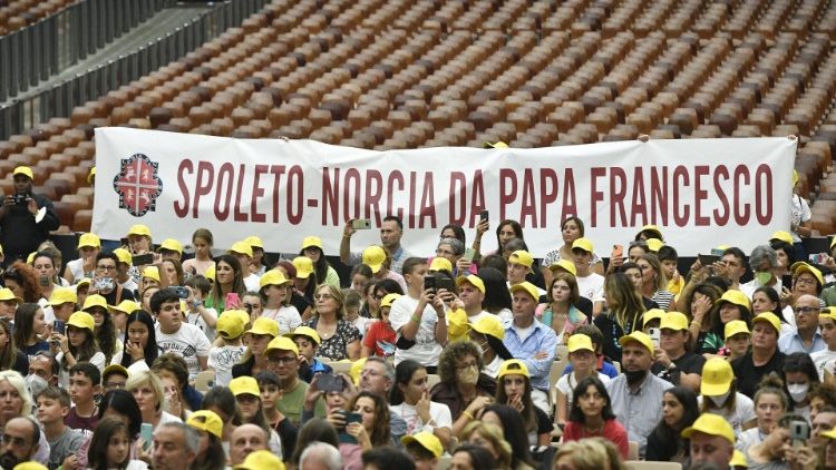 Pilgrims from the Diocese of Spoleto-Norcia