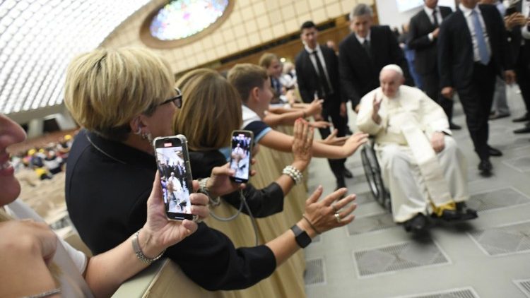 Pope Francis meeting with Italian pilgrims from Alessandria and Spoleto-Norcia