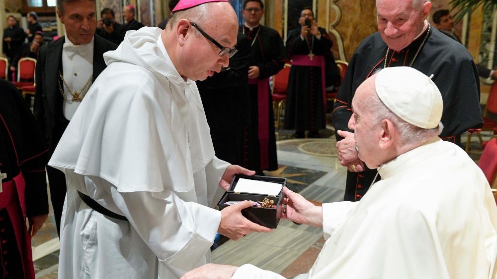 No encontro, Papa deixou a palavra aos novos bispos