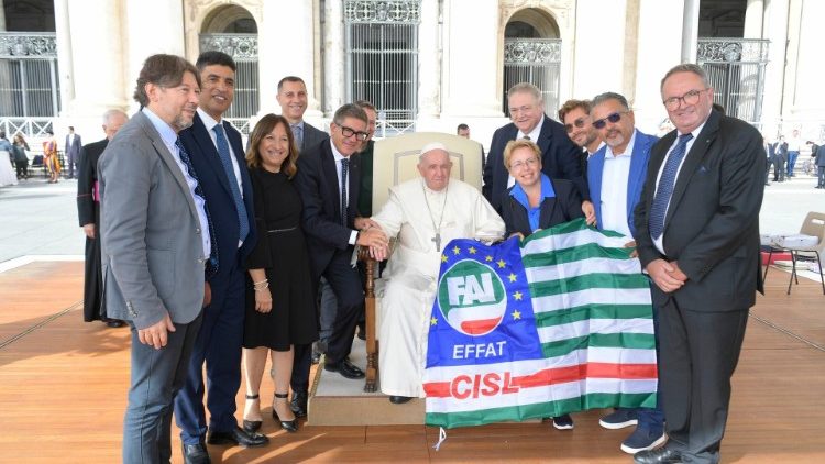 Bei der Generalaudienz