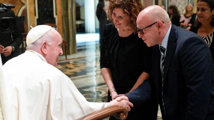 Падчас аўдыенцыі для Брацтва святога Тамаша Аквінскага