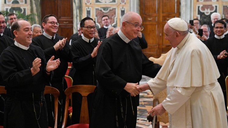 Le Pape François avec les rédemptoristes le 1er octobre 2022