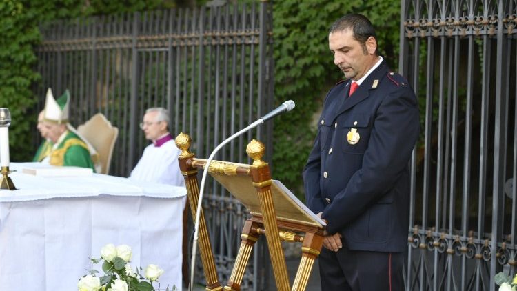 Un momento della celebrazione