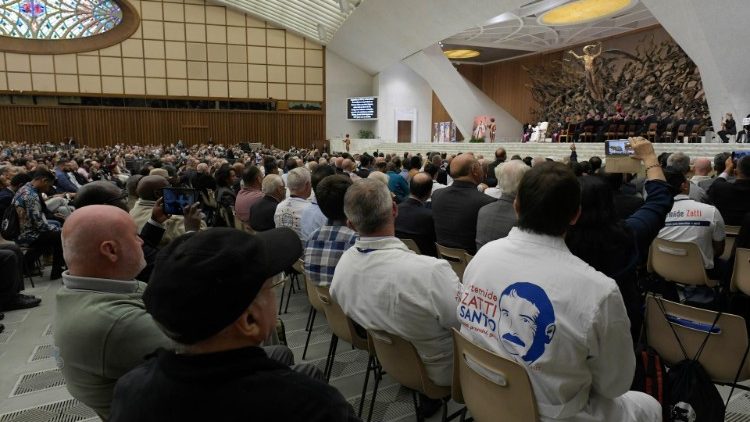 Un momento dell'udienza