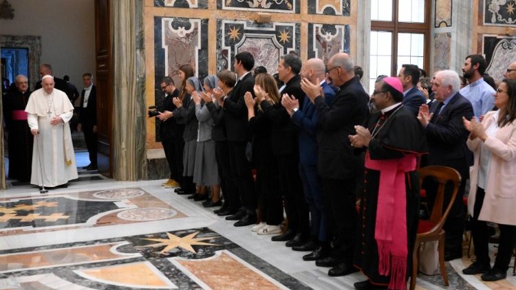 Папа Франциск на встрече с членами Папского института зарубежных миссий (13 октября 2022 г.) 