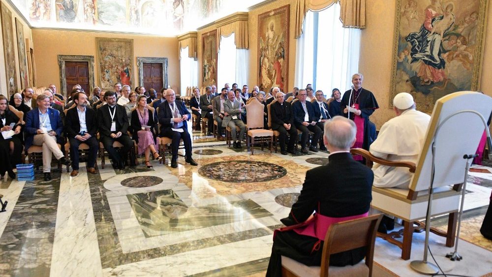 Audiência do Papa aos participantes dos Dias Pastorais das comunidades católicas francófonas (Vatican Media)