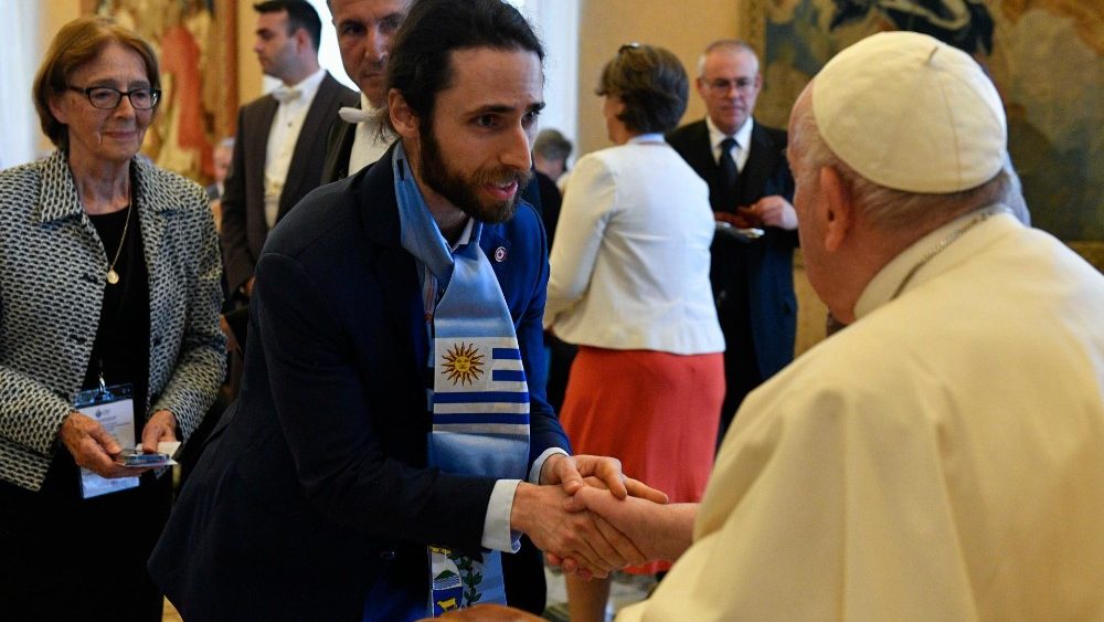 Audiência do Papa aos participantes dos Dias Pastorais das comunidades católicas francófonas (Vatican Media)