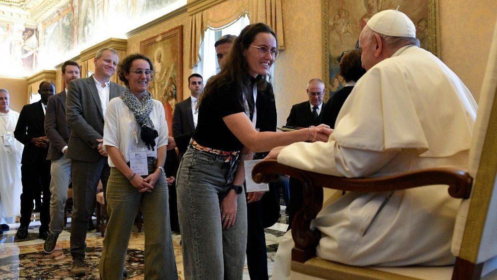 Audiência do Papa aos participantes dos Dias Pastorais das comunidades católicas francófonas (Vatican Media)