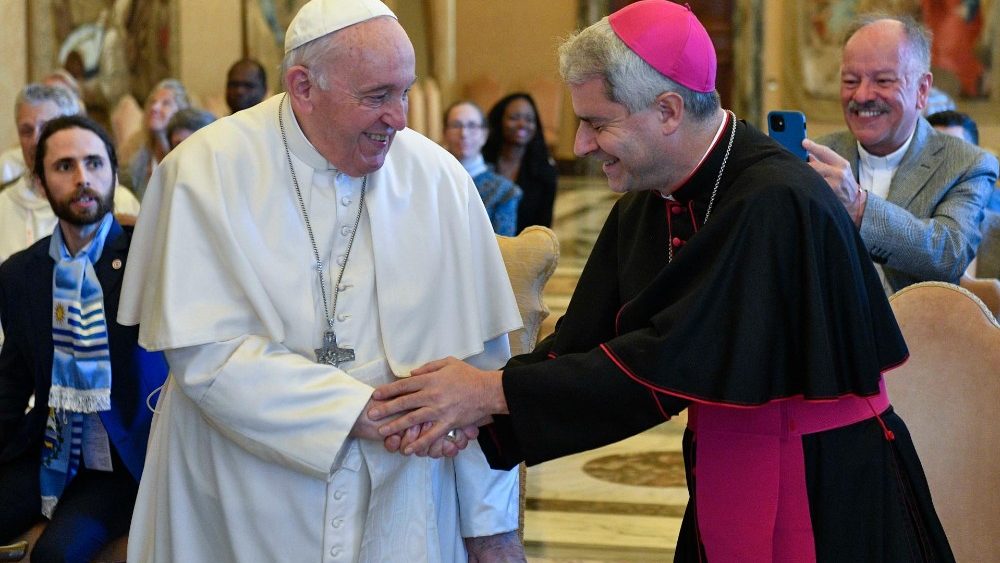 Audiência do Papa aos participantes dos Dias Pastorais das comunidades católicas francófonas (Vatican Media)